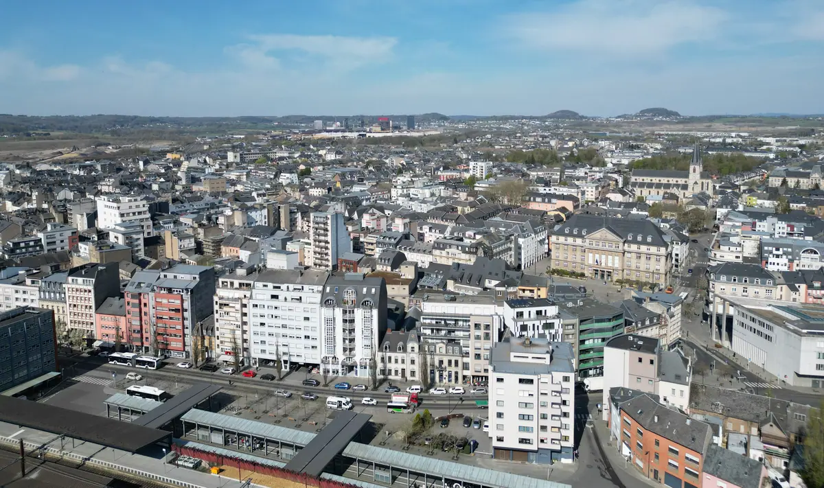 Vue de Esch-sur-Alzette, Luxembourg